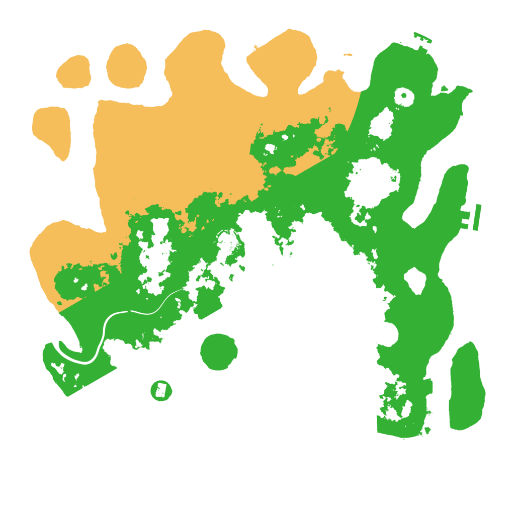 Biome Rust Map: Procedural Map, Size: 3950, Seed: 154553