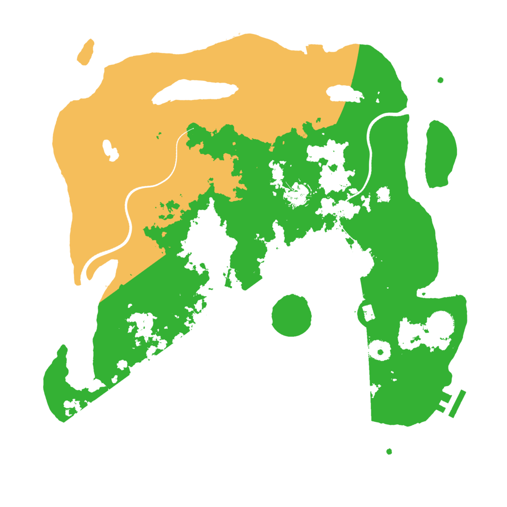 Biome Rust Map: Procedural Map, Size: 3509, Seed: 54654648