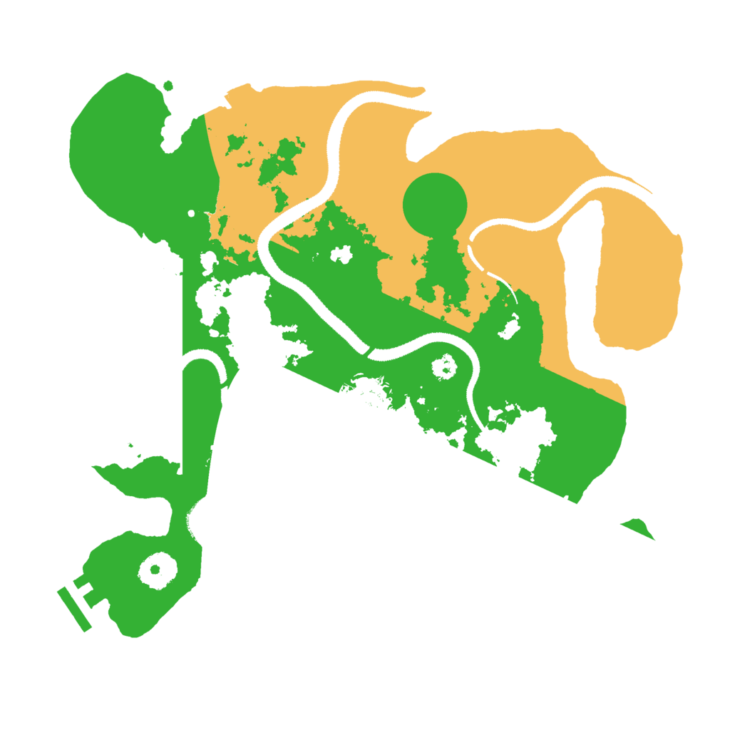 Biome Rust Map: Procedural Map, Size: 3000, Seed: 2053828544