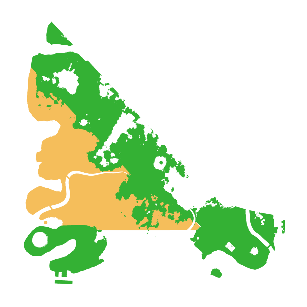 Biome Rust Map: Procedural Map, Size: 3500, Seed: 221