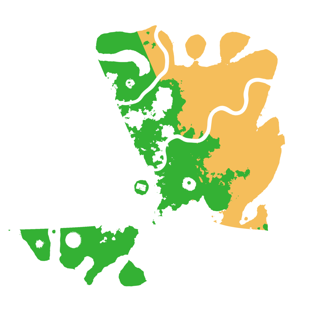 Biome Rust Map: Procedural Map, Size: 3500, Seed: 787612666