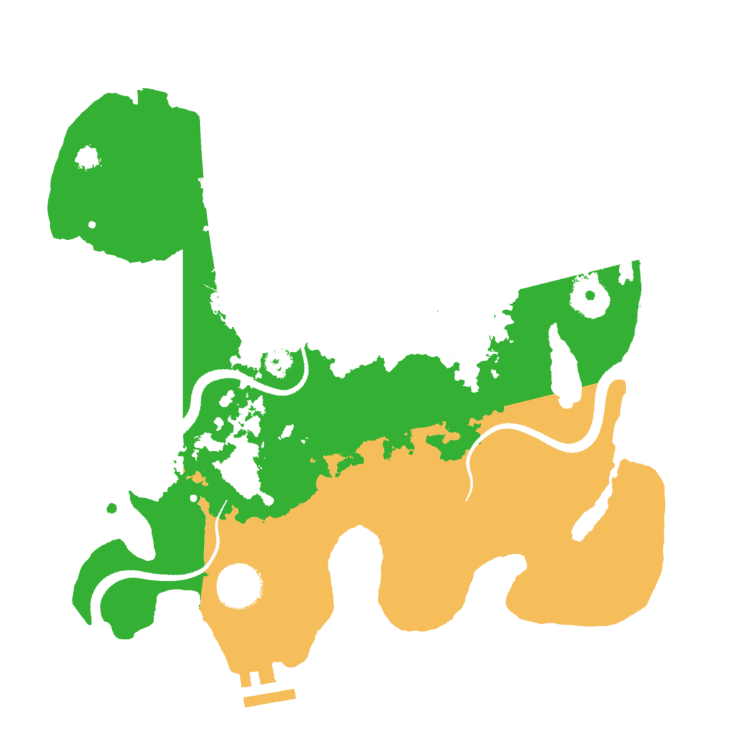 Biome Rust Map: Procedural Map, Size: 2850, Seed: 1