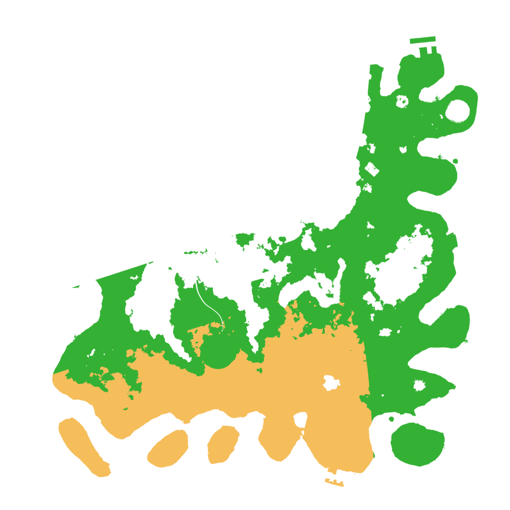 Biome Rust Map: Procedural Map, Size: 4000, Seed: 69942342