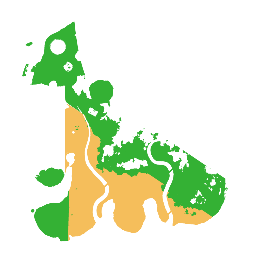 Biome Rust Map: Procedural Map, Size: 3000, Seed: 9278