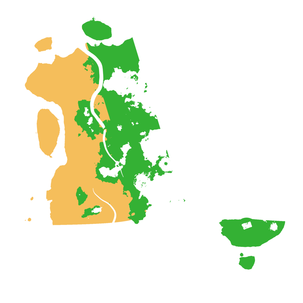 Biome Rust Map: Procedural Map, Size: 3500, Seed: 356874783