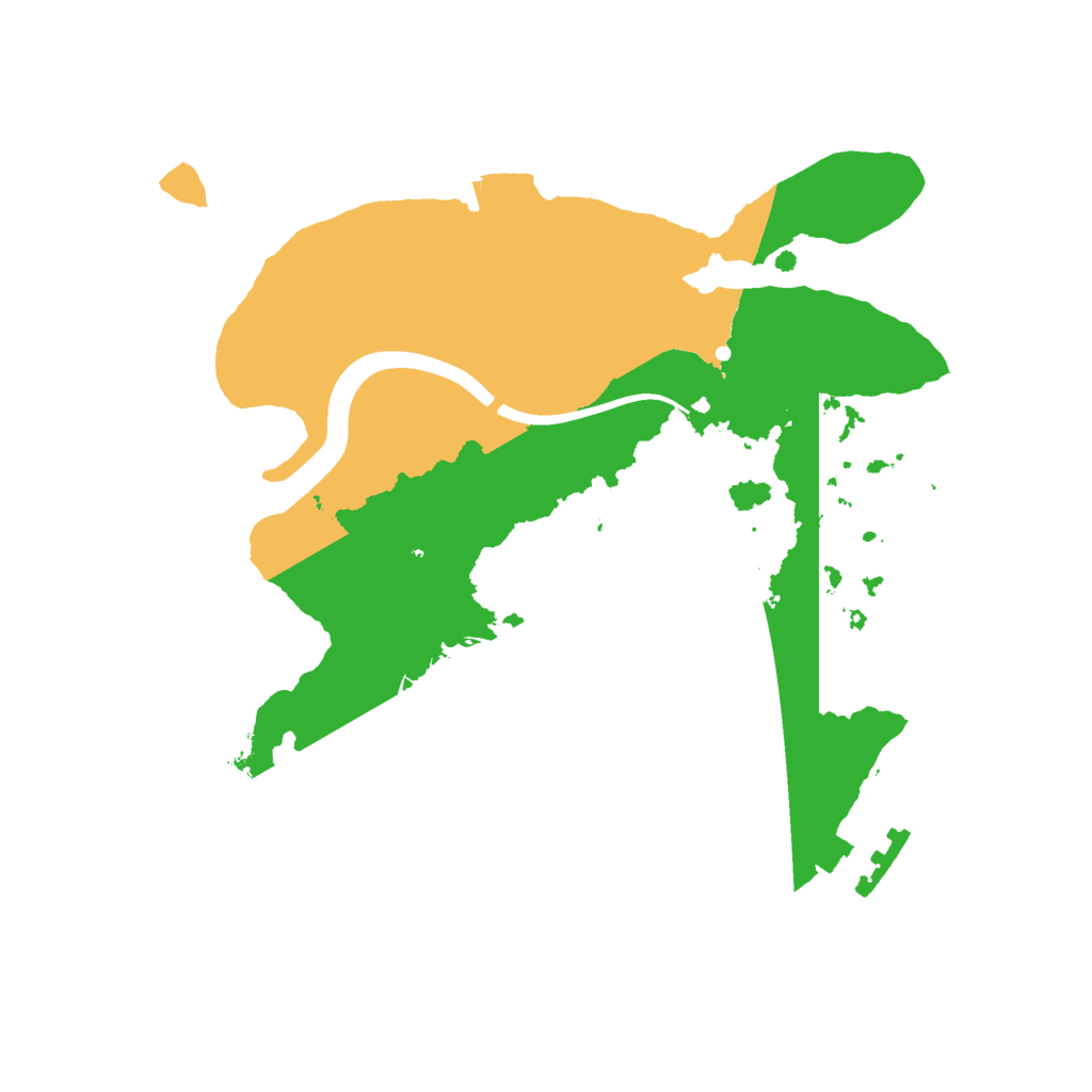 Biome Rust Map: Procedural Map, Size: 2100, Seed: 730