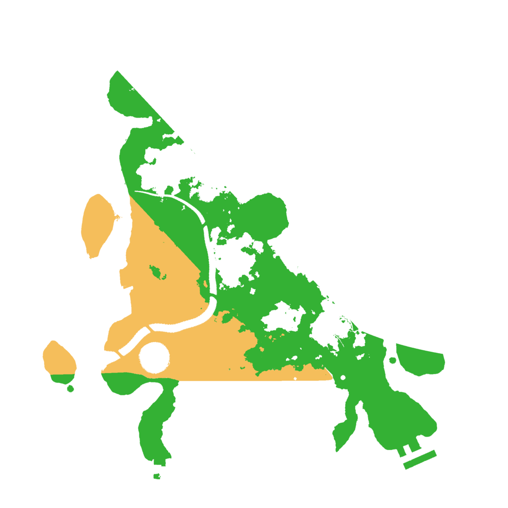 Biome Rust Map: Procedural Map, Size: 3000, Seed: 318391440