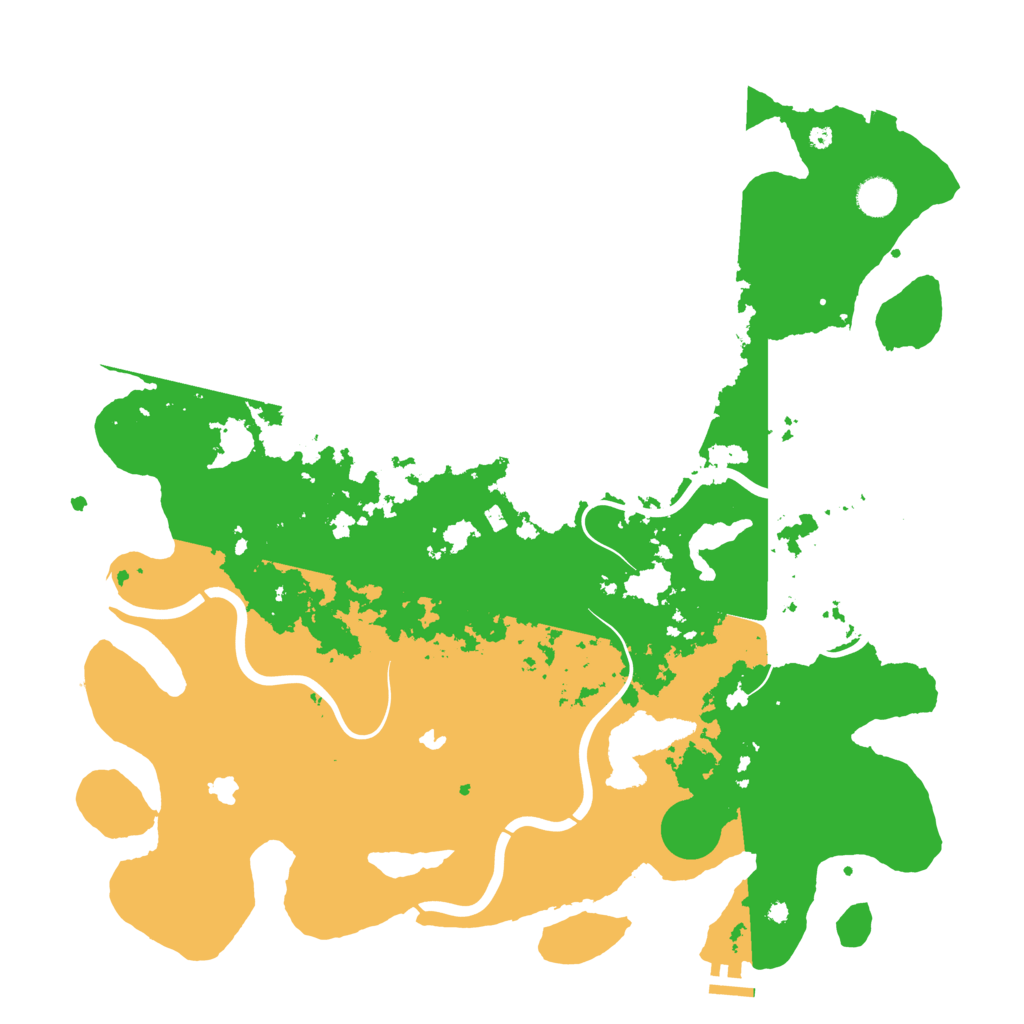 Biome Rust Map: Procedural Map, Size: 4500, Seed: 9896546