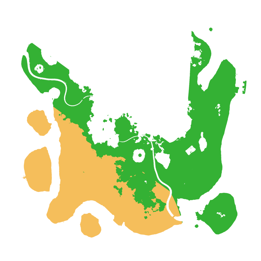 Biome Rust Map: Procedural Map, Size: 3000, Seed: 827755903