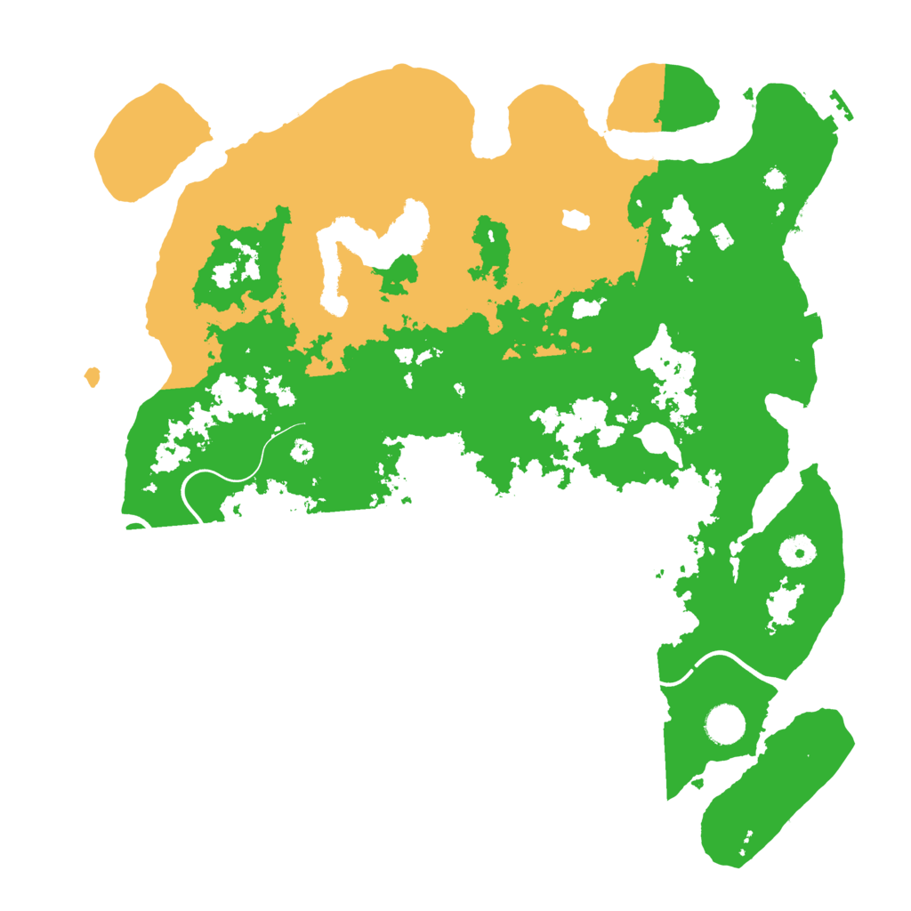 Biome Rust Map: Procedural Map, Size: 4000, Seed: 2143423455