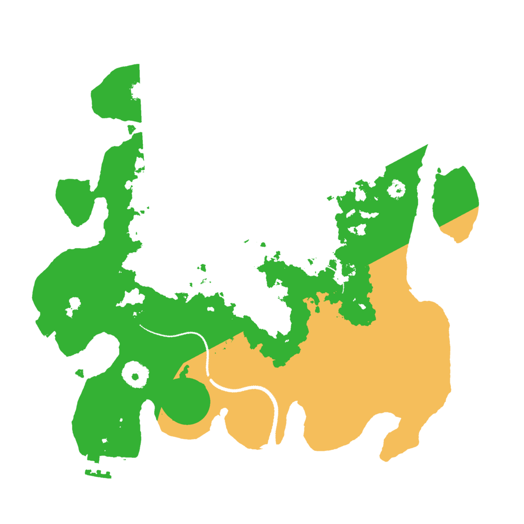 Biome Rust Map: Procedural Map, Size: 3000, Seed: 118920509