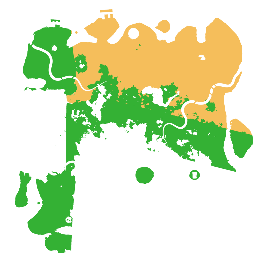 Biome Rust Map: Procedural Map, Size: 4250, Seed: 578686