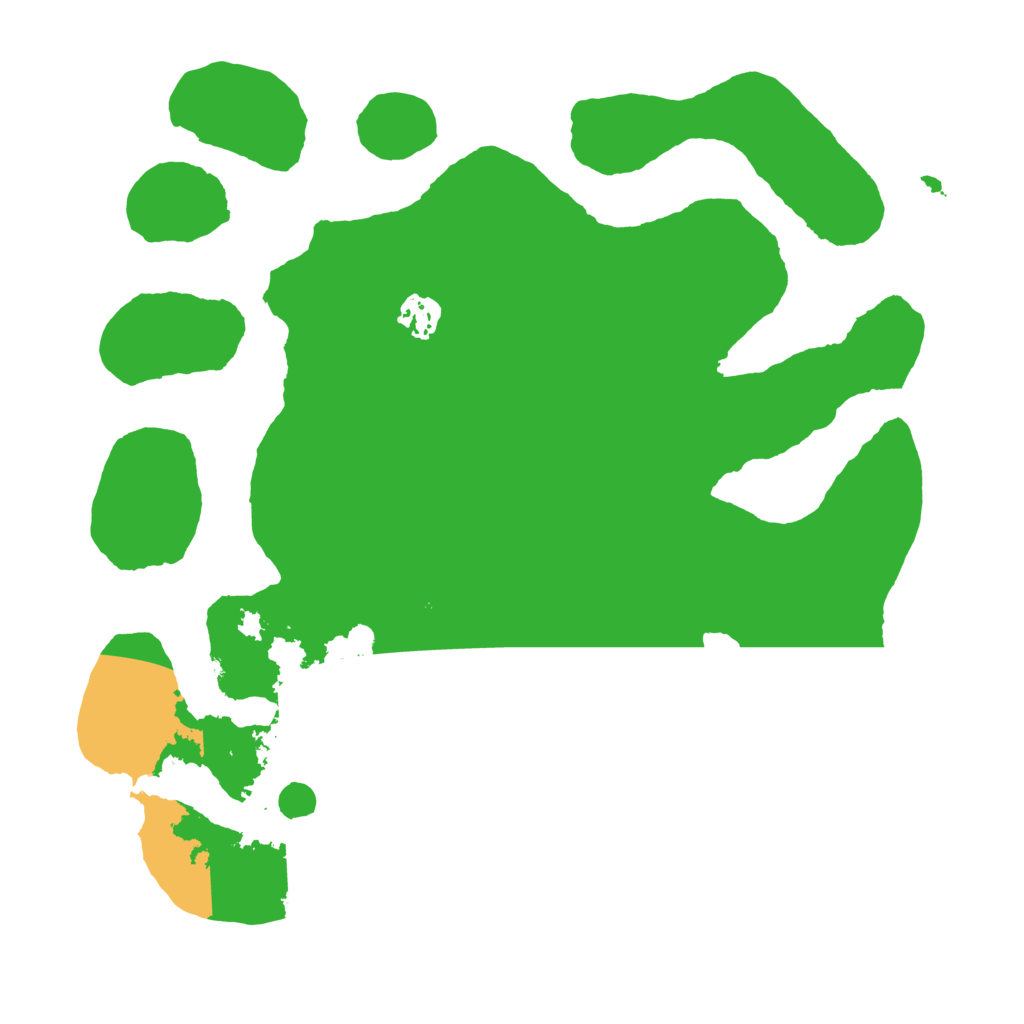 Biome Rust Map: Barren, Size: 3600, Seed: 2050