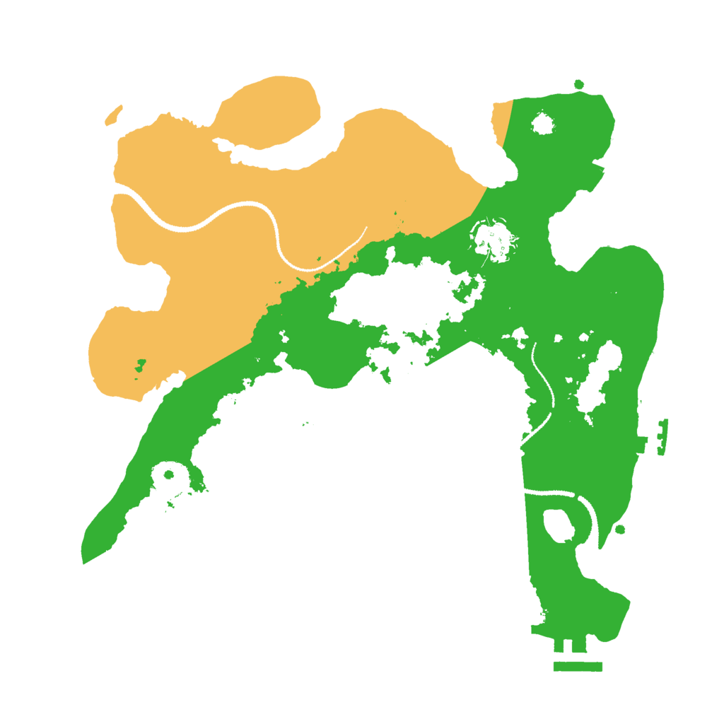 Biome Rust Map: Procedural Map, Size: 3000, Seed: 485994