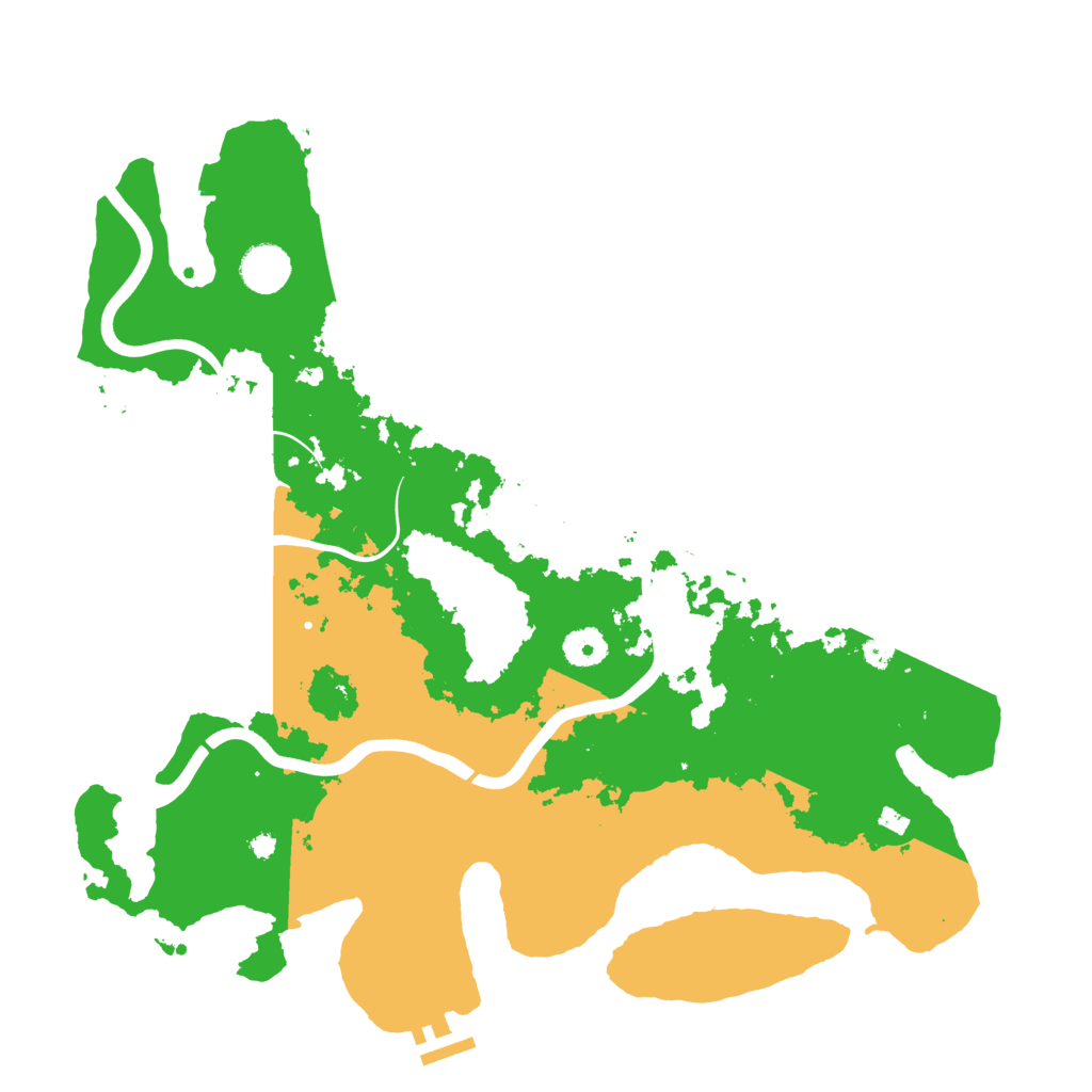 Biome Rust Map: Procedural Map, Size: 3950, Seed: 215940