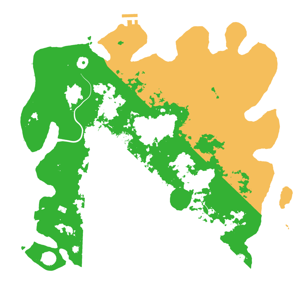 Biome Rust Map: Procedural Map, Size: 3950, Seed: 714427
