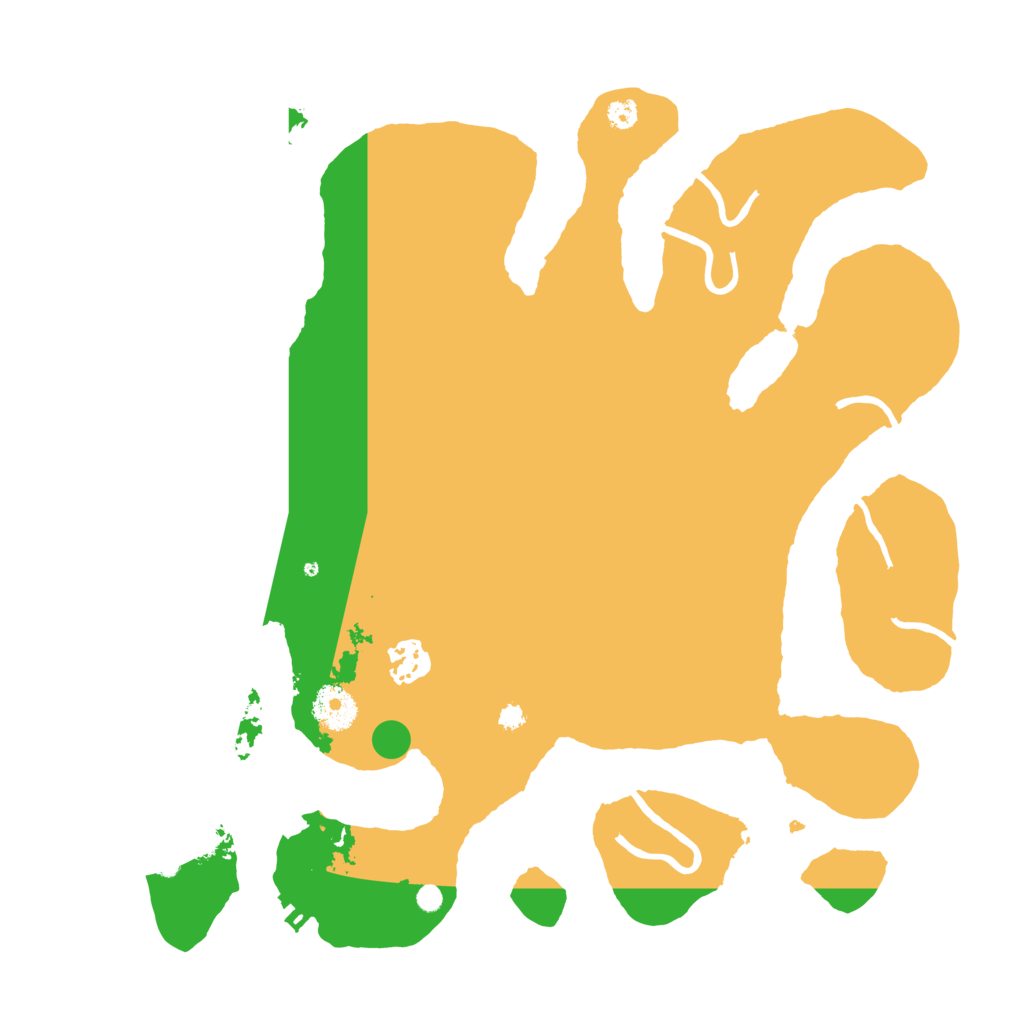 Biome Rust Map: Procedural Map, Size: 3500, Seed: 69691169