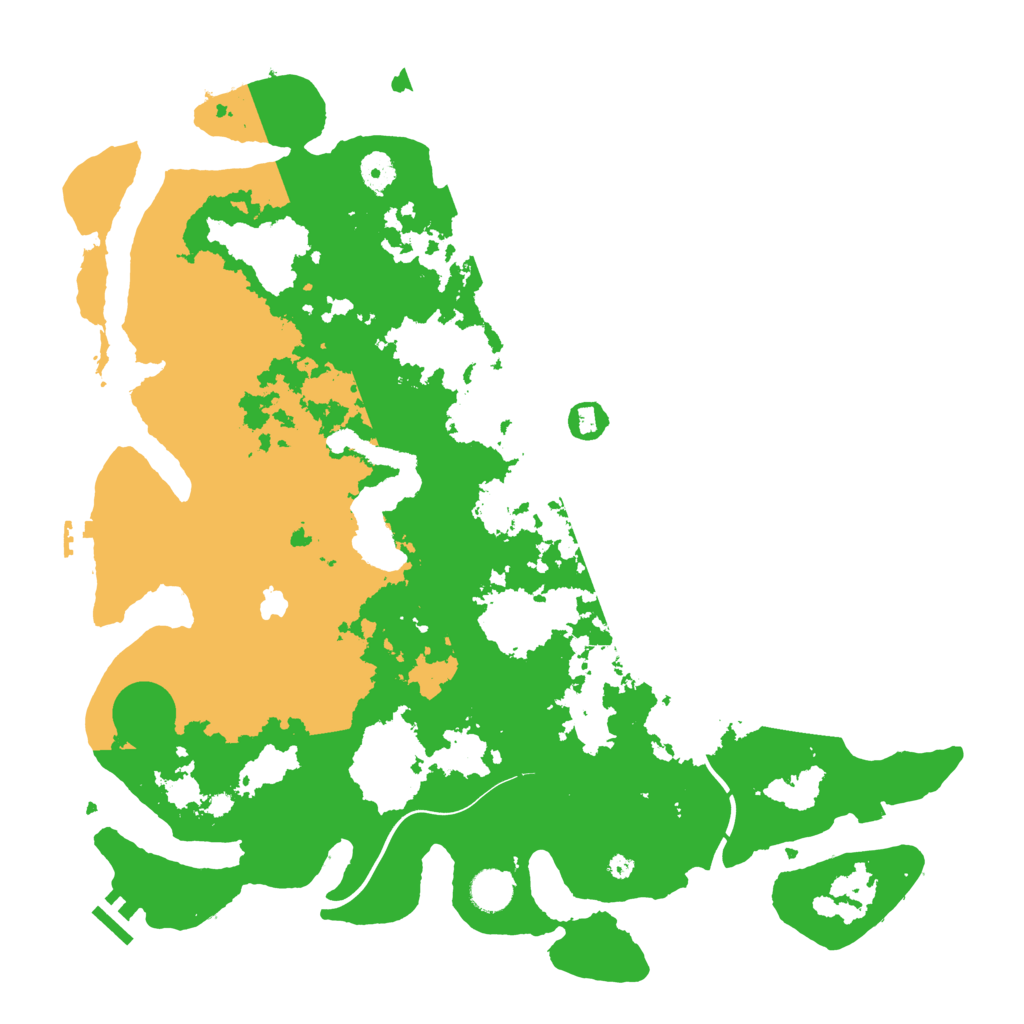Biome Rust Map: Procedural Map, Size: 4250, Seed: 207053