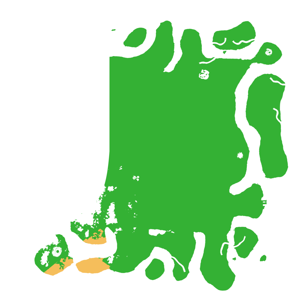 Biome Rust Map: Procedural Map, Size: 4500, Seed: 143007