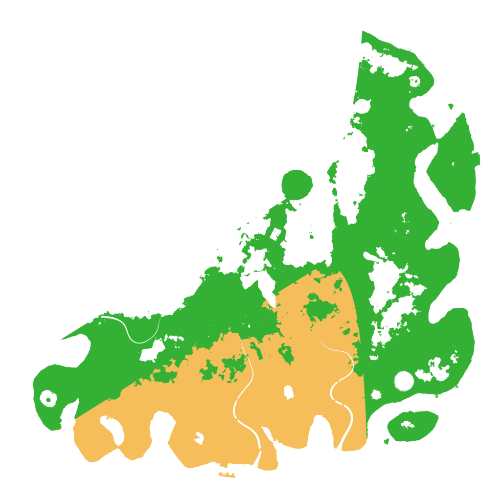 Biome Rust Map: Procedural Map, Size: 4500, Seed: 2637963