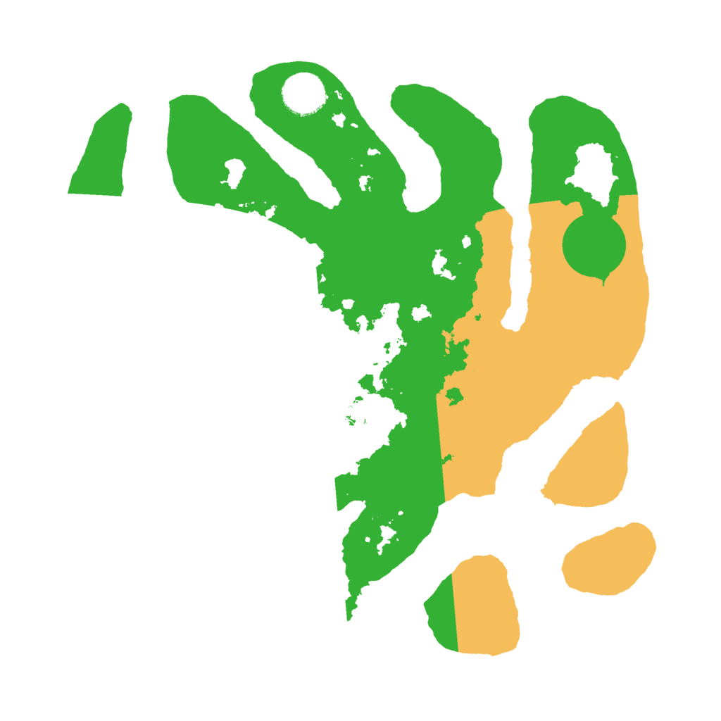 Biome Rust Map: Barren, Size: 3000, Seed: 381644