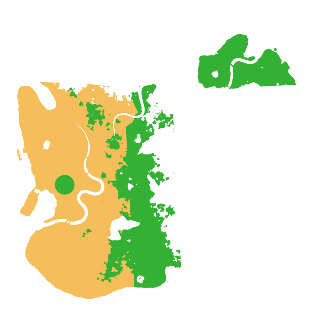 Biome Rust Map: Procedural Map, Size: 4300, Seed: 2023445955