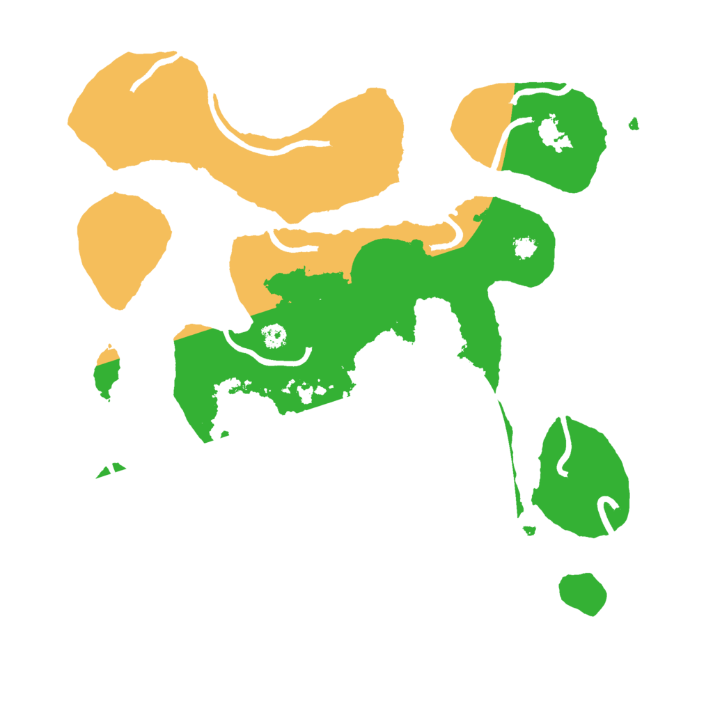 Biome Rust Map: Procedural Map, Size: 3000, Seed: 287211