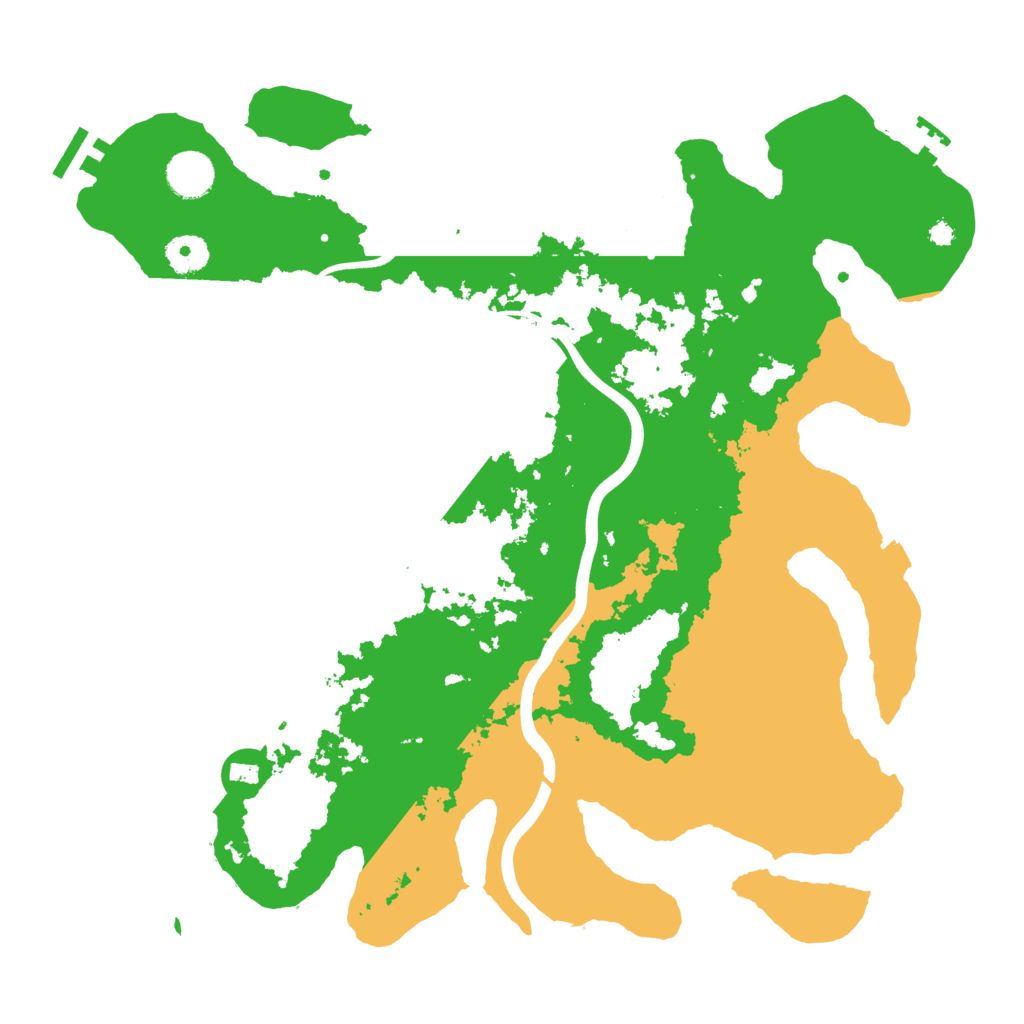 Biome Rust Map: Procedural Map, Size: 3800, Seed: 63451