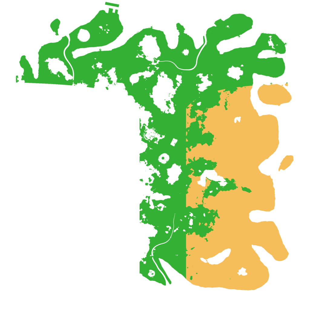 Biome Rust Map: Procedural Map, Size: 4500, Seed: 1837046846