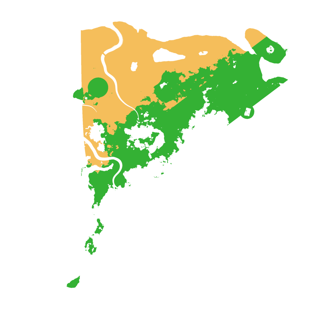 Biome Rust Map: Procedural Map, Size: 4200, Seed: 869394