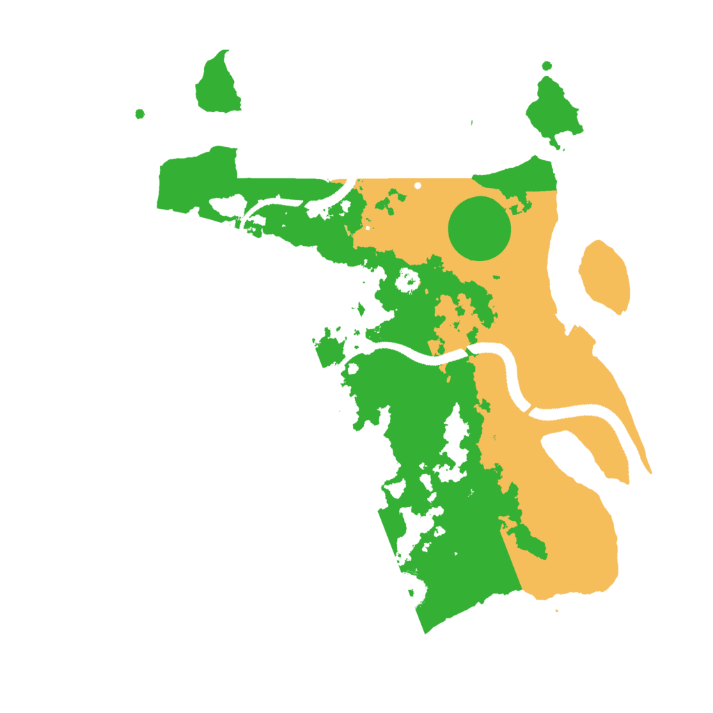 Biome Rust Map: Procedural Map, Size: 3000, Seed: 809245367