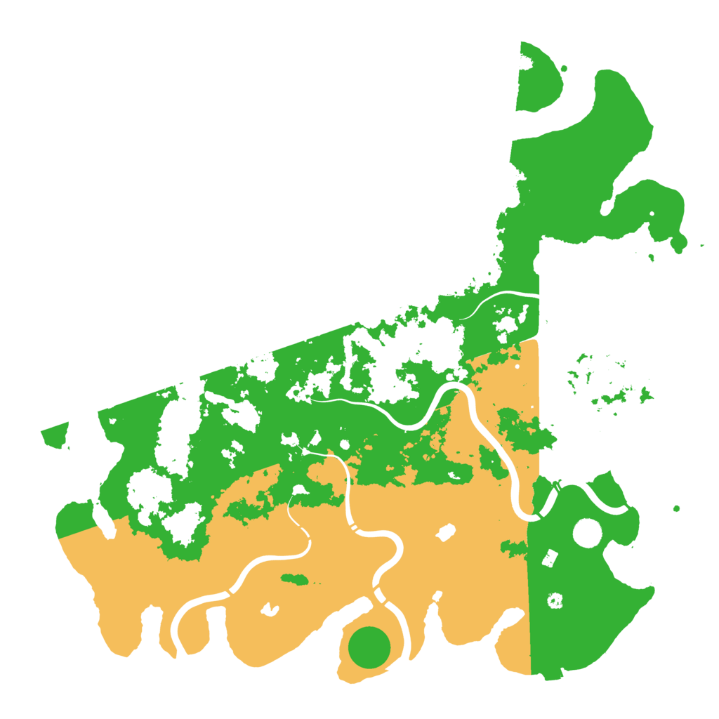 Biome Rust Map: Procedural Map, Size: 4500, Seed: 643636346