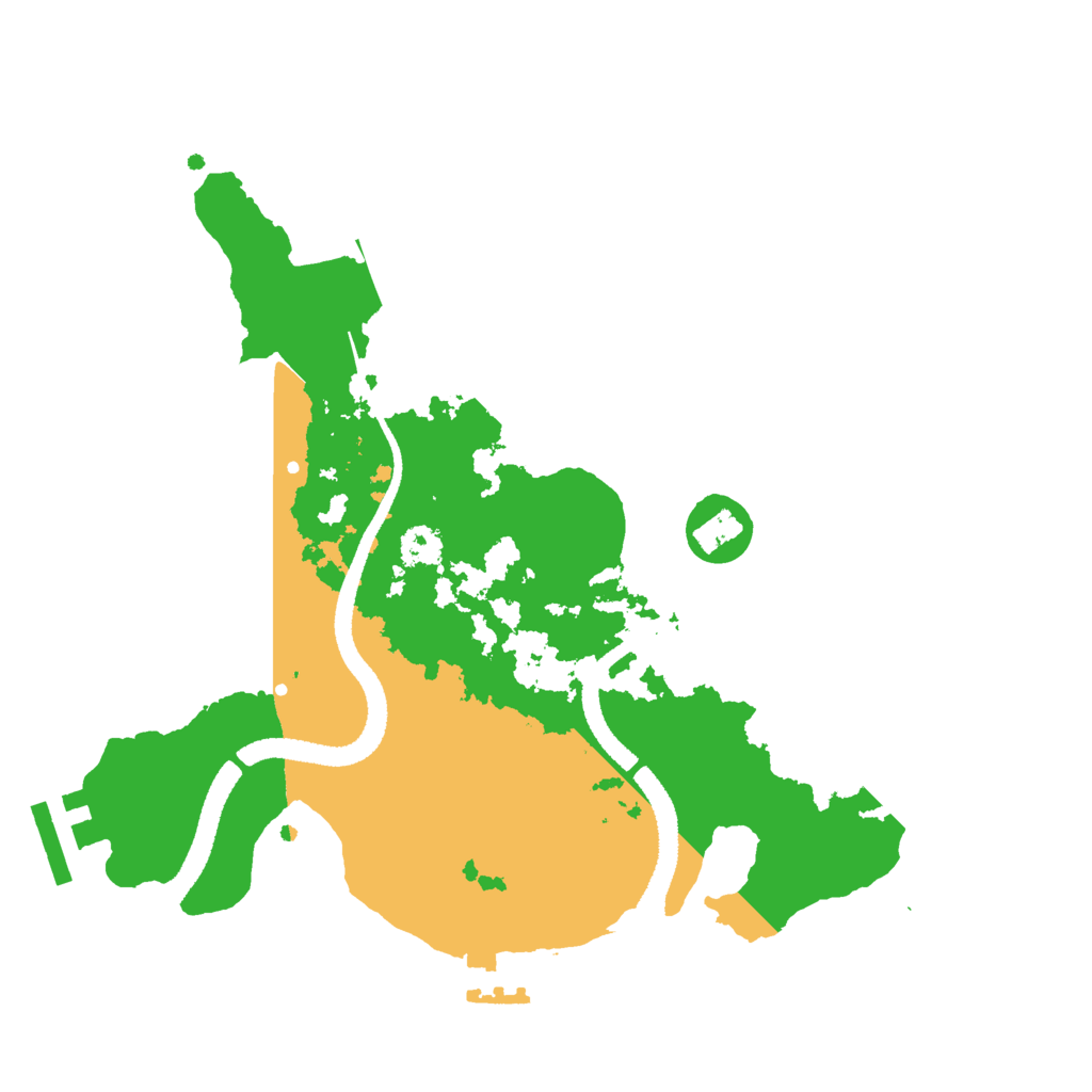 Biome Rust Map: Procedural Map, Size: 2627, Seed: 9854