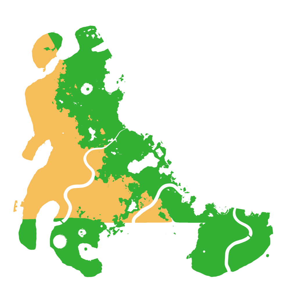 Biome Rust Map: Procedural Map, Size: 3875, Seed: 1184796314