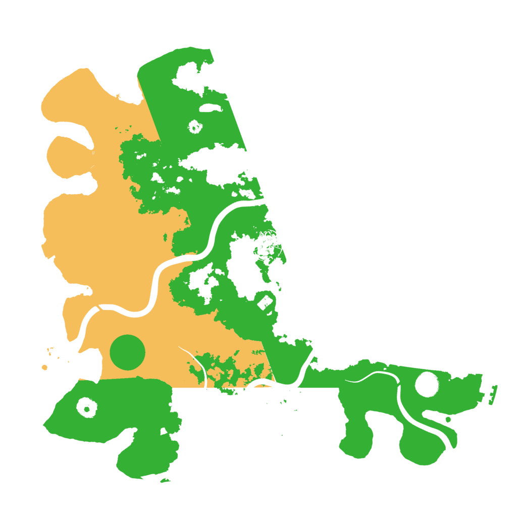 Biome Rust Map: Procedural Map, Size: 3850, Seed: 25787