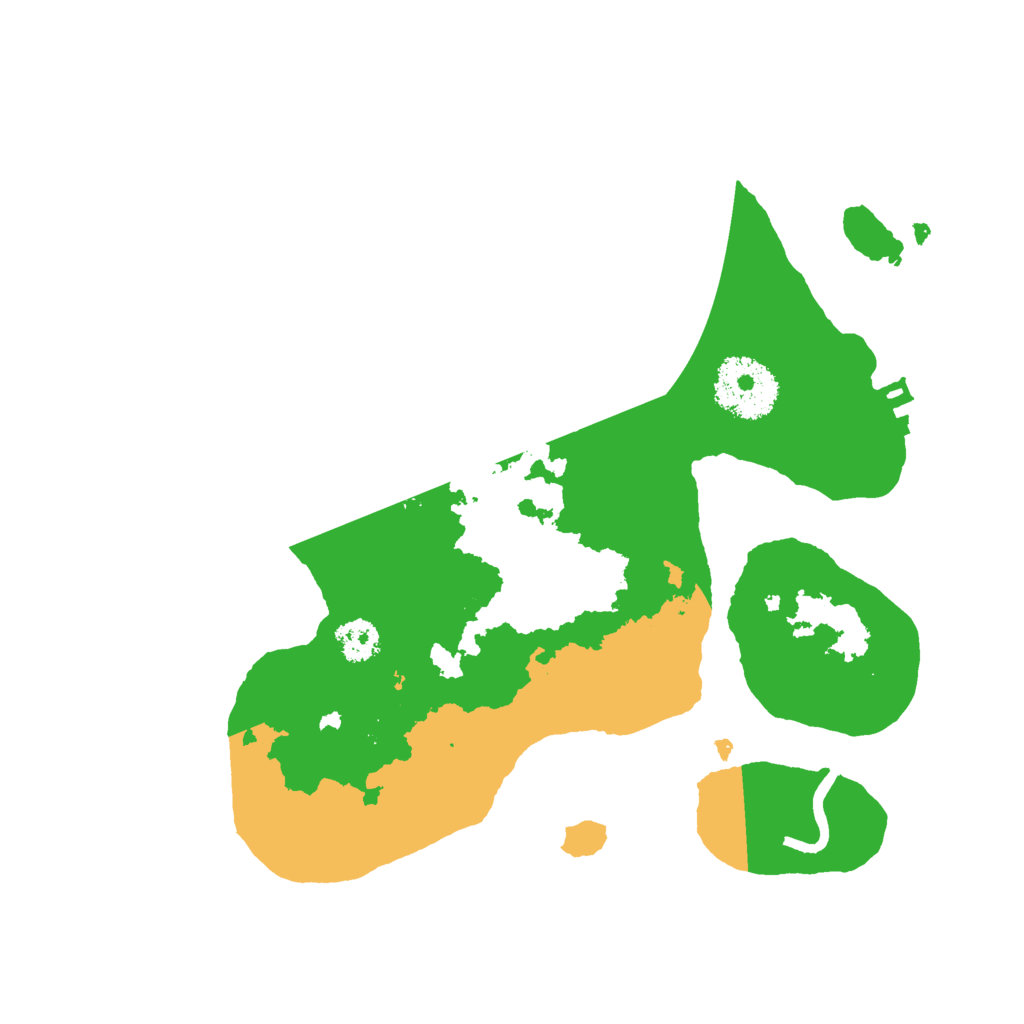 Biome Rust Map: Procedural Map, Size: 2500, Seed: 5677