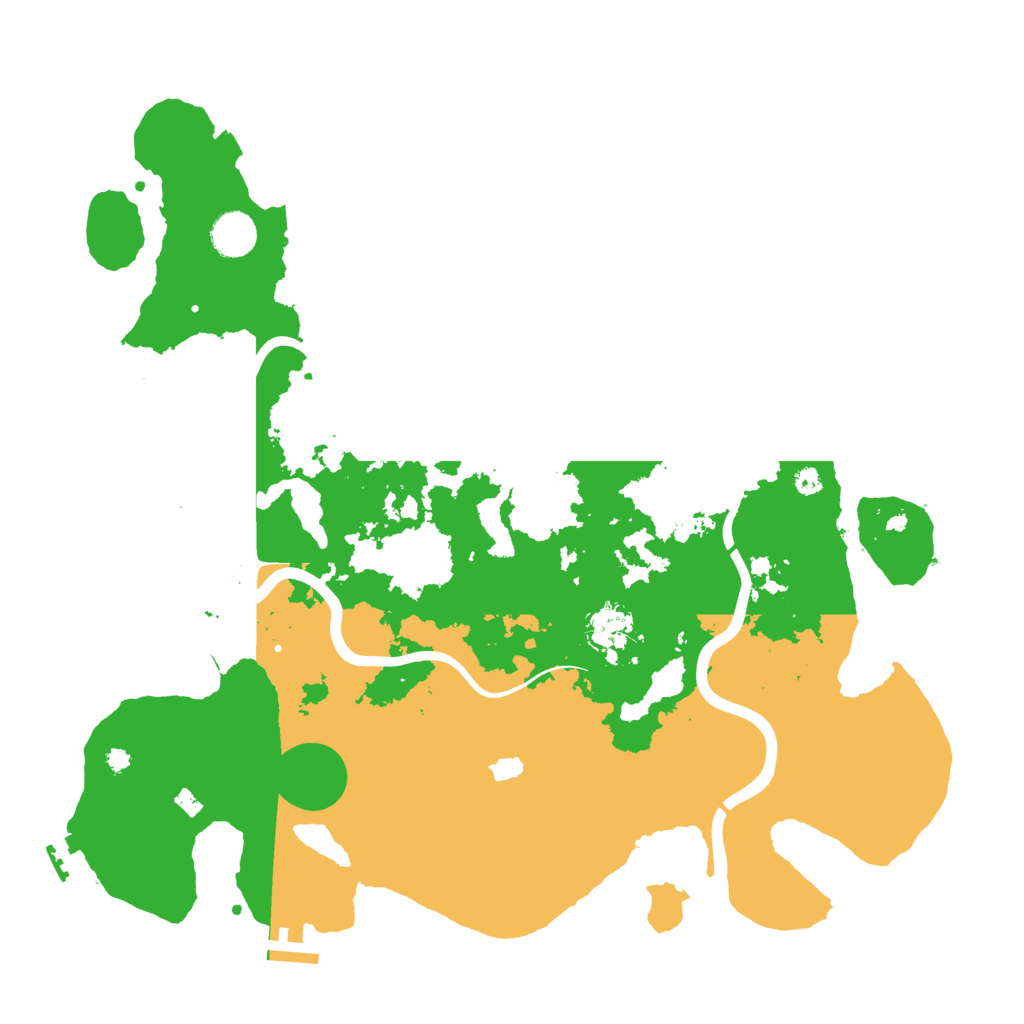 Biome Rust Map: Procedural Map, Size: 4000, Seed: 51600