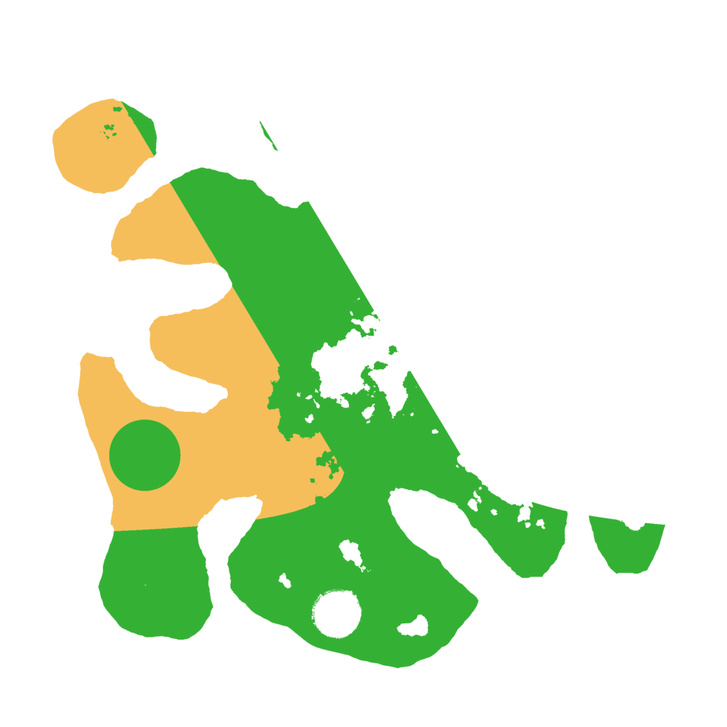 Biome Rust Map: Barren, Size: 2700, Seed: 53457