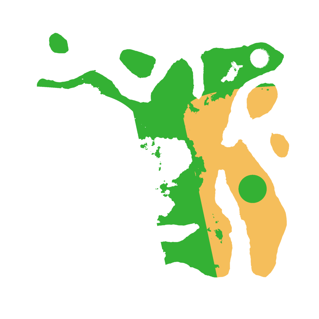 Biome Rust Map: Barren, Size: 3000, Seed: 442576