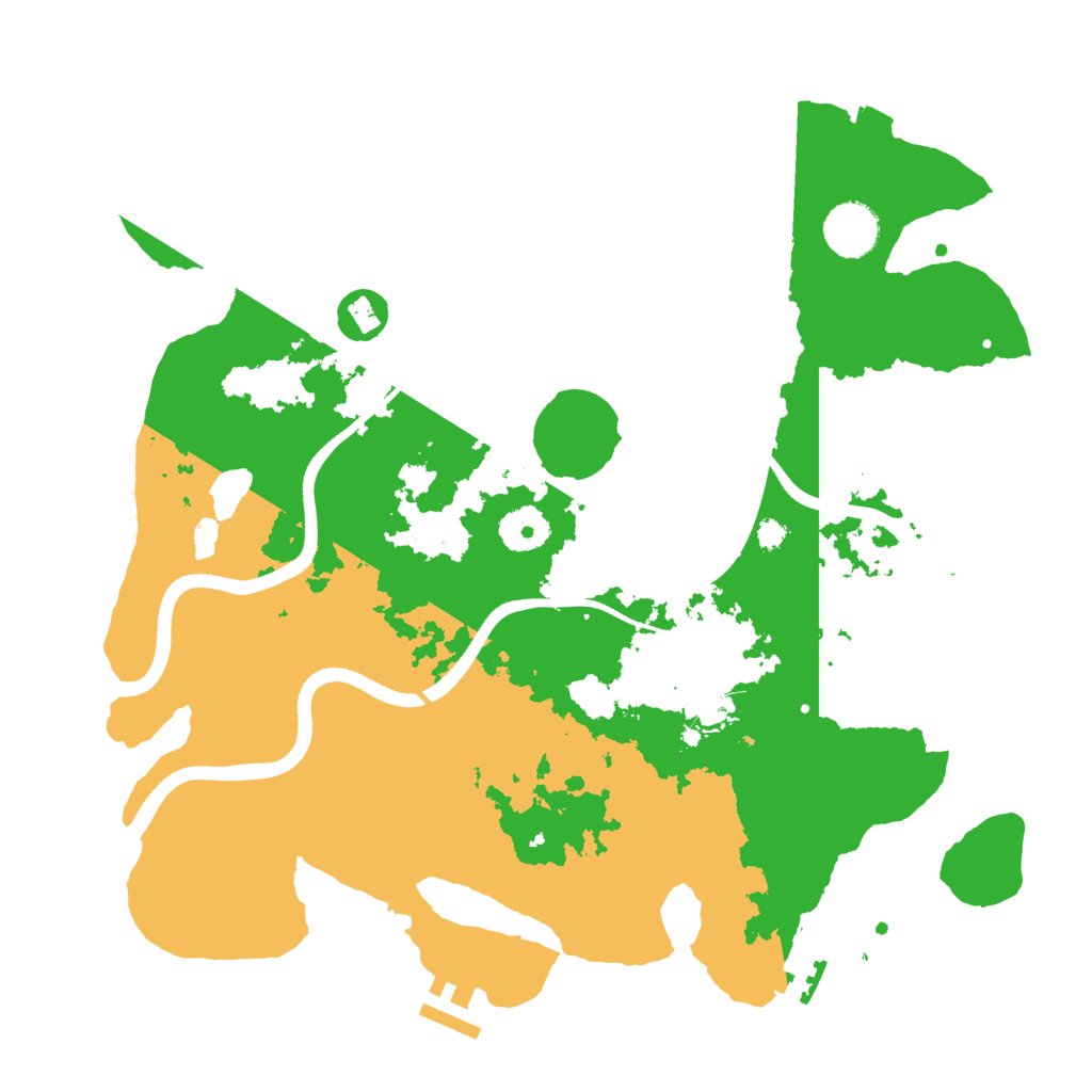 Biome Rust Map: Procedural Map, Size: 3500, Seed: 1613061370