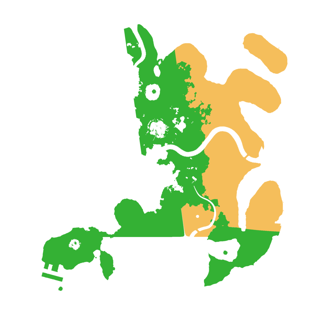 Biome Rust Map: Procedural Map, Size: 3000, Seed: 1881331777