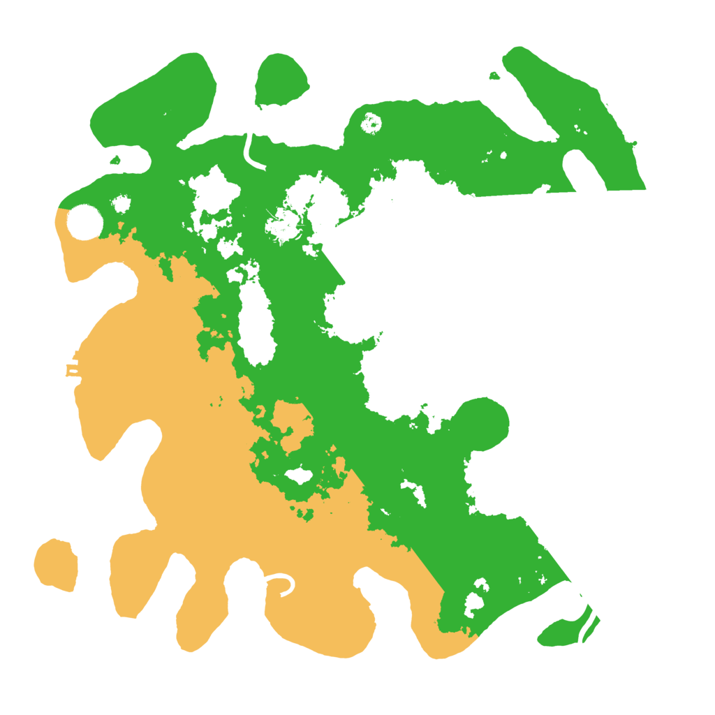Biome Rust Map: Procedural Map, Size: 3600, Seed: 1815497775
