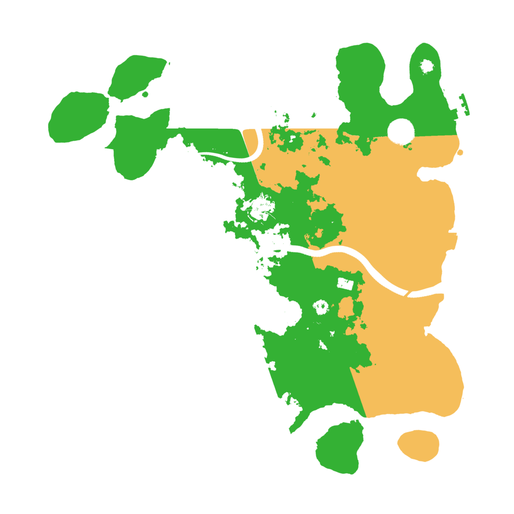 Biome Rust Map: Procedural Map, Size: 3500, Seed: 1671170