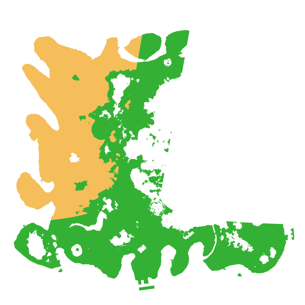 Biome Rust Map: Procedural Map, Size: 4000, Seed: 754151177
