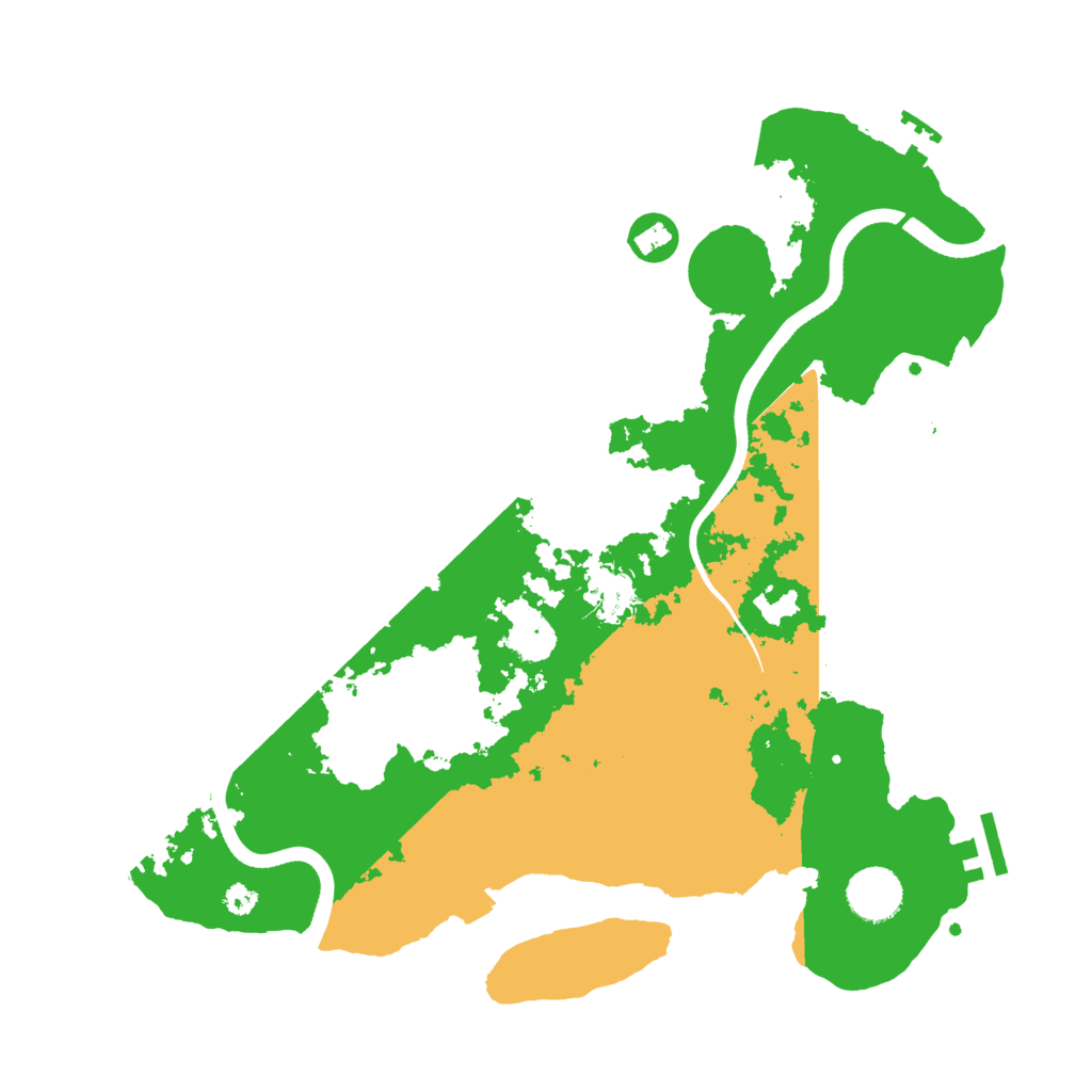 Biome Rust Map: Procedural Map, Size: 3500, Seed: 1897299788