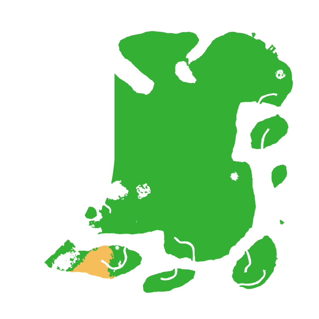 Biome Rust Map: Procedural Map, Size: 3500, Seed: 1897299788