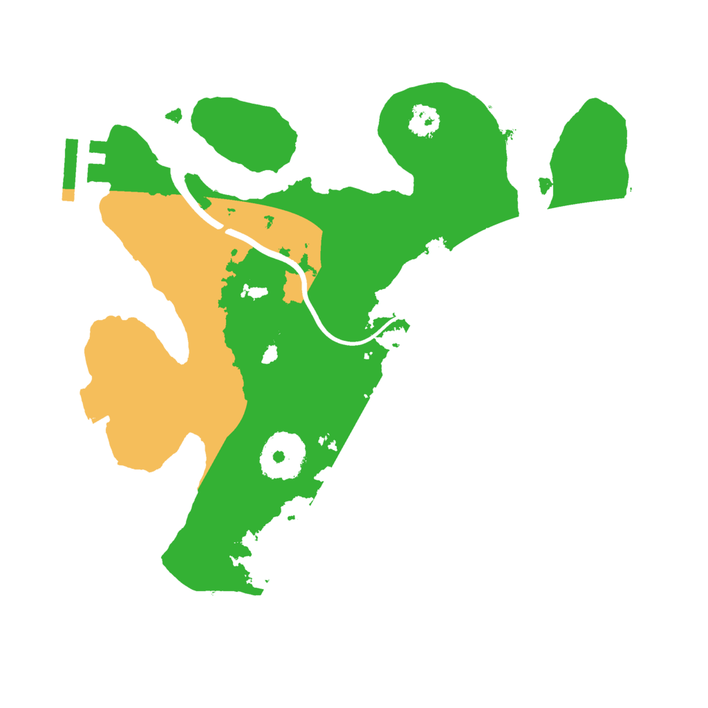 Biome Rust Map: Procedural Map, Size: 2300, Seed: 712372