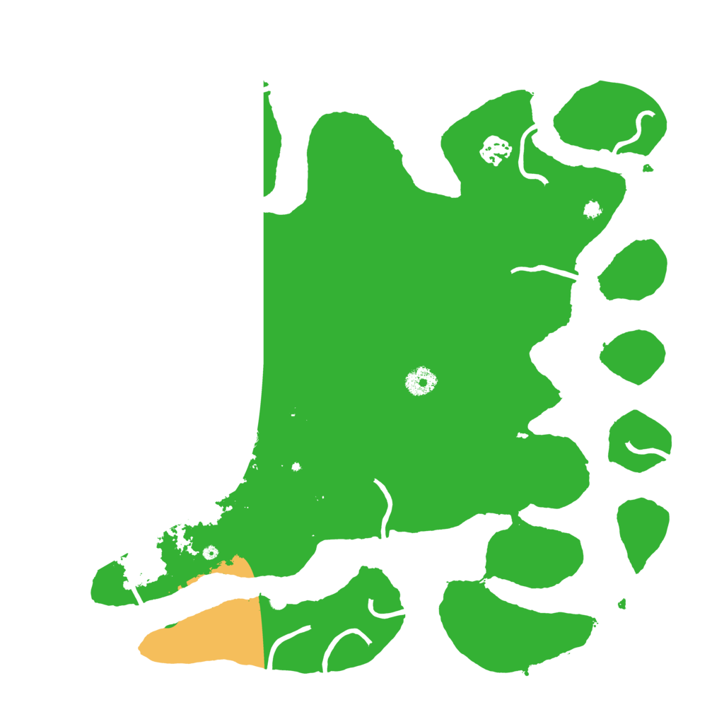 Biome Rust Map: Procedural Map, Size: 3700, Seed: 1127952330