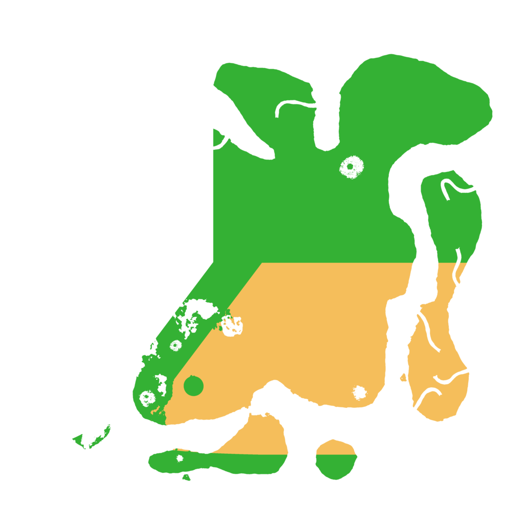 Biome Rust Map: Procedural Map, Size: 3500, Seed: 194052654