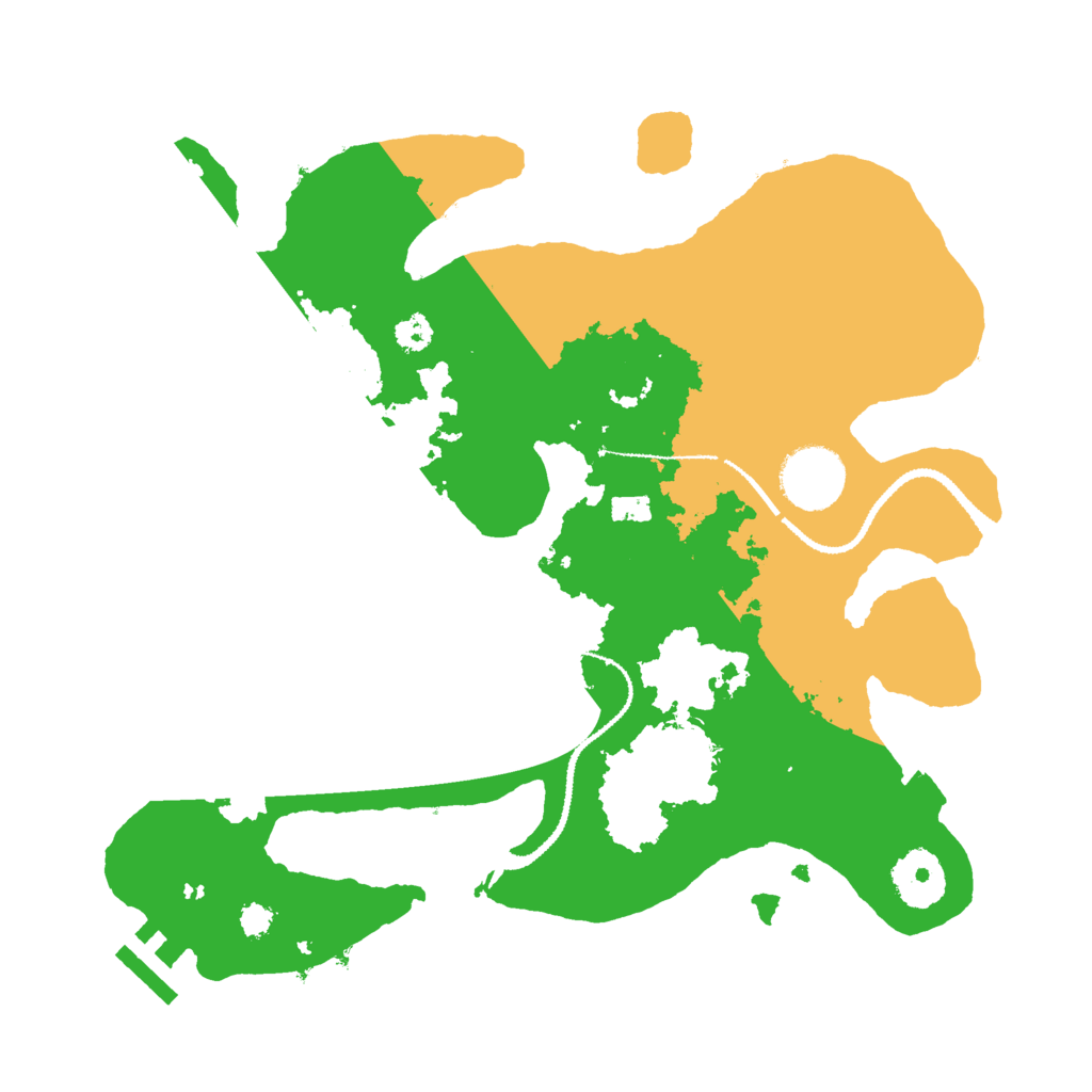 Biome Rust Map: Procedural Map, Size: 3000, Seed: 1308917352